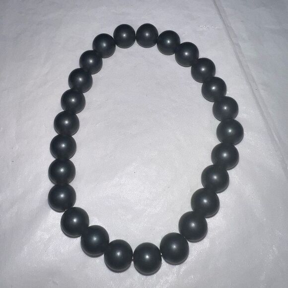 Vintage Metal Ball Beaded Stretch Bracelet - Picture 2 of 4